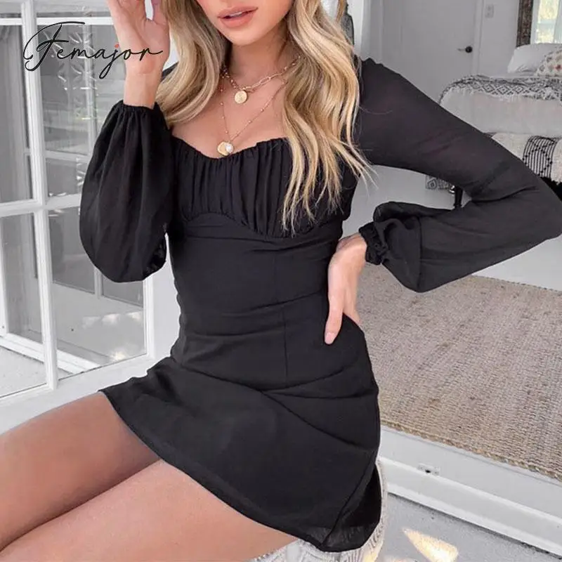 Женская Осенняя мода 2019 сексуальные белые короткие вечерние платья женские