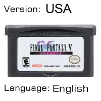 V Advance USA 32 бит видеоигры картридж Консоли Карты для nintendo GBA Final Fantas серии ЕС/США издание - Цвет: V Advance USA