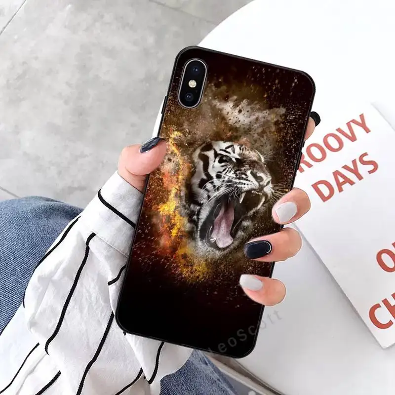 

Fashion Tiger Leopard Phone Case for iPhone 11 12 mini pro XS MAX 8 7 6 6S Plus X 5S SE 2020 XR