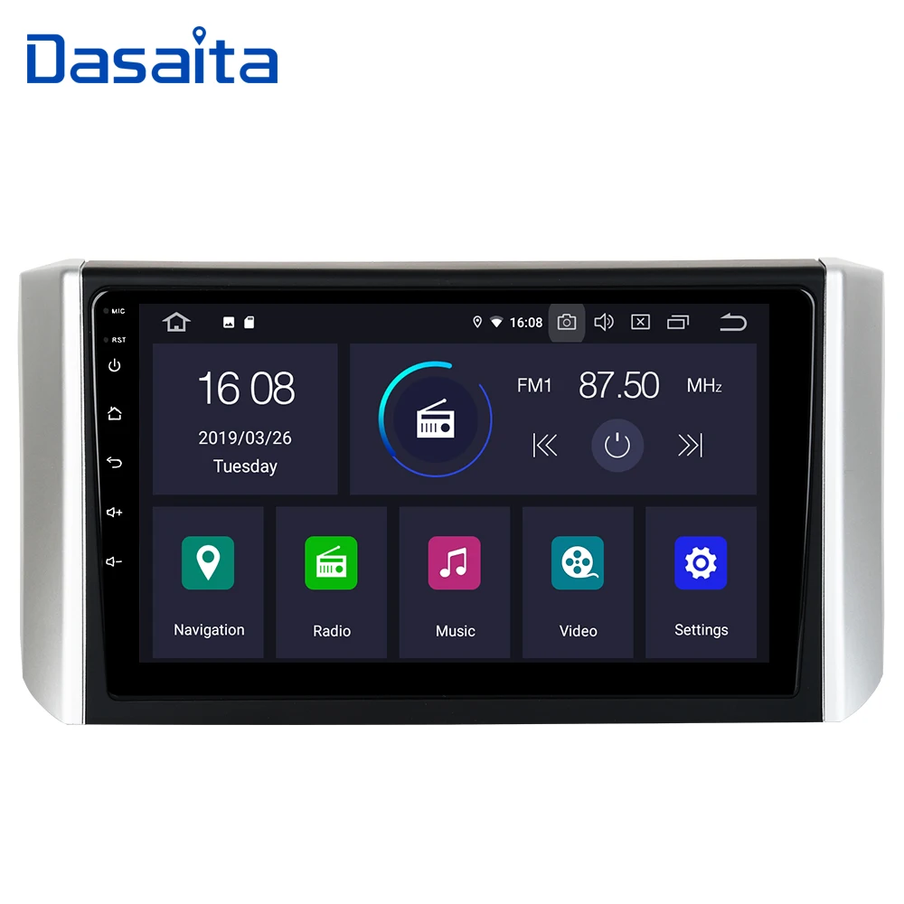Автомобильный мультимедийный плеер Dasaita 9 &quotсенсорный экран 1 Din Android 0 радио для