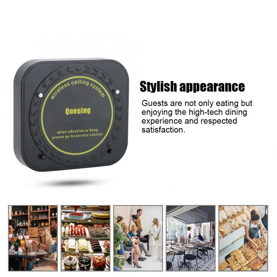 SU 669 S пейджер 10 шт./упак. вибрации звука светильник подсказки подкачки очереди