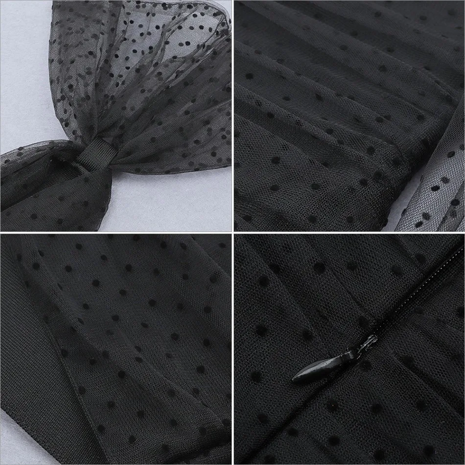 

Ailigou New Summer Black Mini Bandage Dress Vestidos Sexy Spaghetti Strap Lace Bow Women Club Celebrity Runway Party Dresses