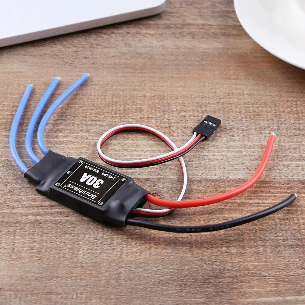 XXD 30A 2-4S ESC бесщеточный контроллер скорости двигателя RC BEC T-rex 450 V2 Вертолет лодка