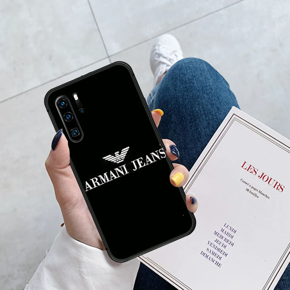 

Italy luxury Brand Giorgioe Phone Case Cover For Samsung Galaxy A7 8 10 20 20e 21 30 30S 31 41 50 50S 51 70 71 91 black Bumper