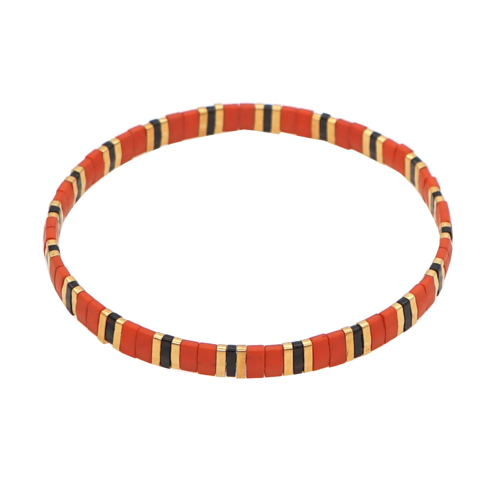 Go2boho браслет из стеклянных бусин для женщин ювелирные изделия Femme модные японские