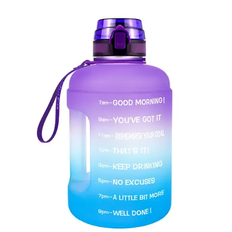 Бутылка для воды BuildLife емкостью 1,3 л, 2,2 л, 3,78 л с крышкой-фиксатором, большая емкость