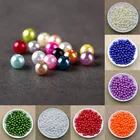 Круглые жемчужные бусины, разноцветные, 3-10 мм, для маркировки ювелирных изделий, 2000, 50-подвеска для браслета, ожерелья шт.