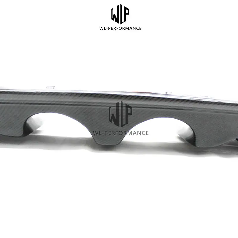 Golf 7 MK7 R400 углеродного волокна диффузор губа на задний бампер среднего вне