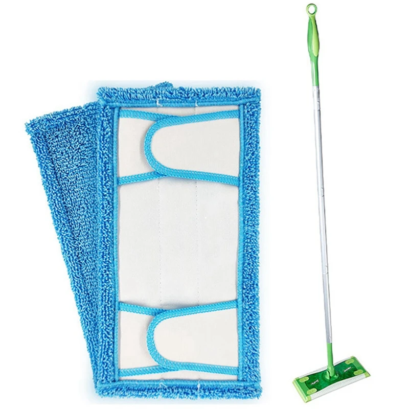 

Replacement Washable Mop Cloth for Swiffer Sweeper Mop Reusable Mopping Pad Head Household Cleaning Parts, 10PCS