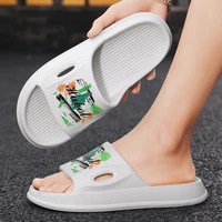 huchao slippers mens 2021 summer korean version of thick soled flip flops mens non slip beach sandals and slippers sandals men