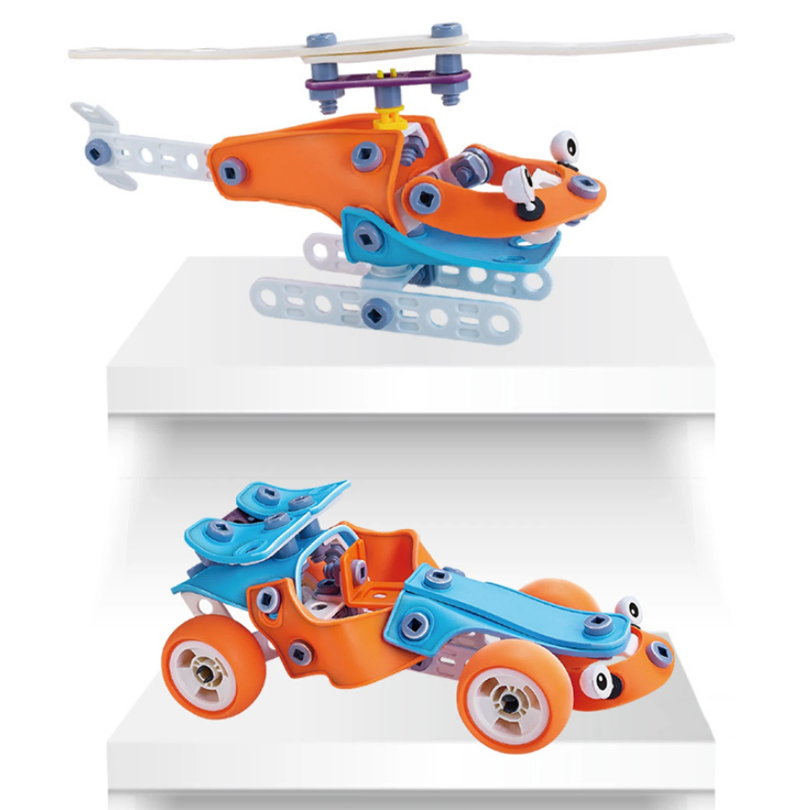 

5 in 1 Kids Mini Engineering Vehicle Car Building Toys Construction Blocks Kit