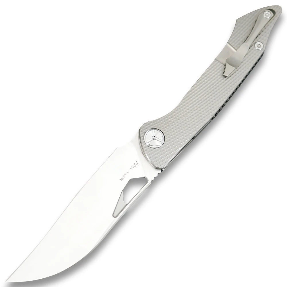 Ножи TWOSUN 14C28N складной карманный нож С флиппером тактический Походный охотничий