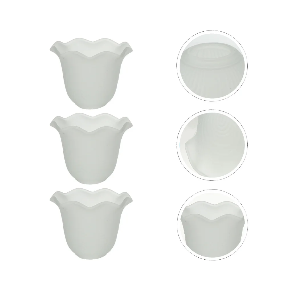 

3pcs E27 Glass Lampshades Pendant Lamp Shades Light Covers (Assorted Color)