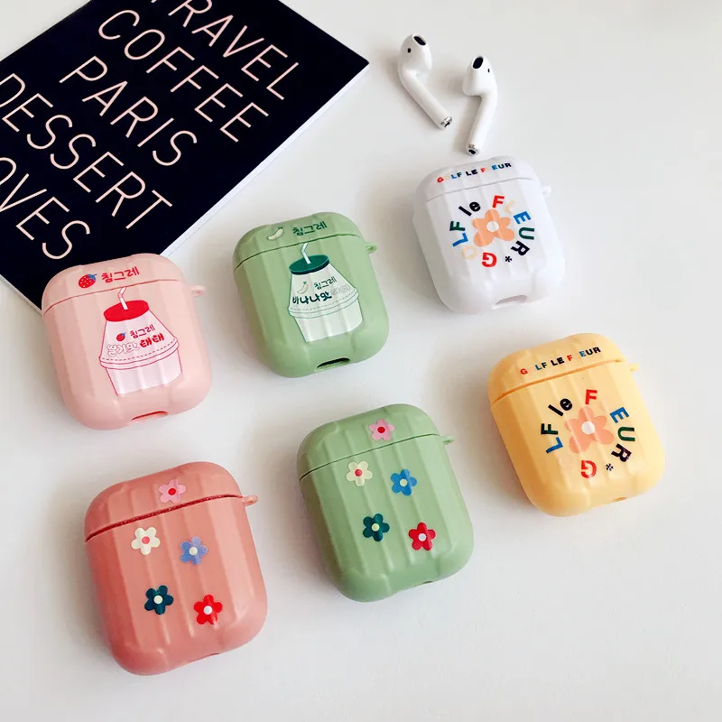 Милый чехол для костюма AirPods 1 2 Bluetooth беспроводной Чехол наушников зарядного