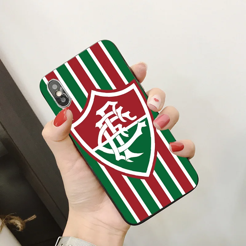 FC Fluminense чехол для iPhone XR 11 Pro XS Max X 5 5S силиконовый матовый iphone 7 8 6 S Plus