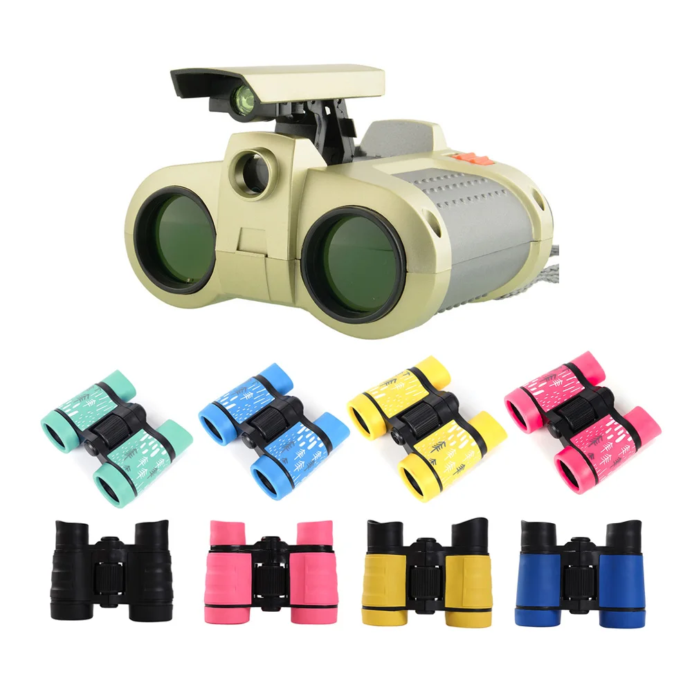 

4x30 Binocular Telescope Pop-up Light Night Vision Scope Binoculars Novelty Children Kid Boy Toys Gifts Kamp Malzemeleri