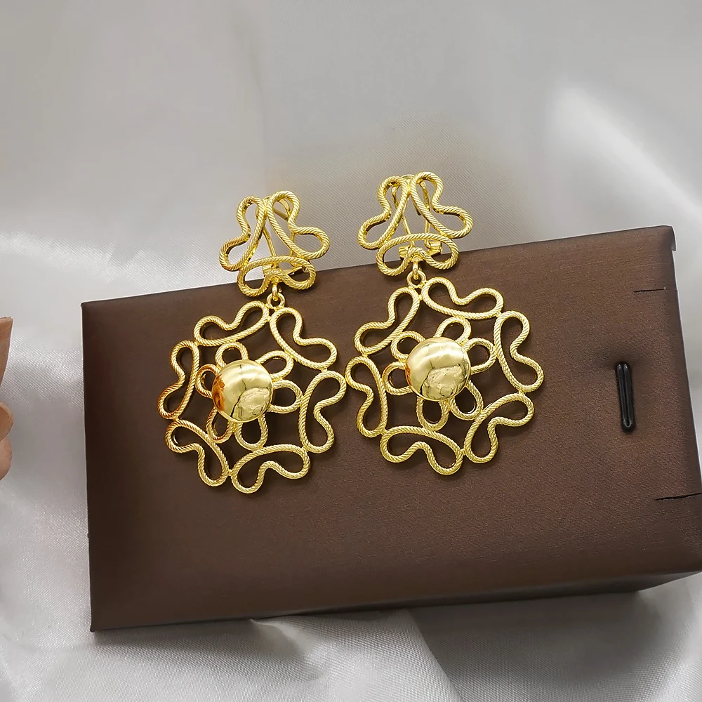 Модные висячие серьги-подвески для женщин эффектные геометрические серьги в