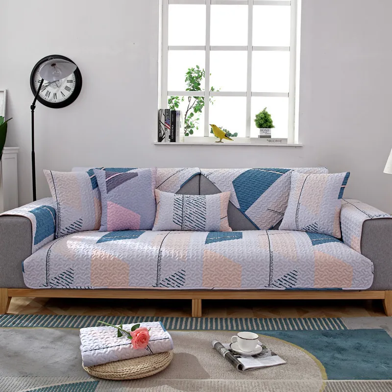 Чехол для дивана съемное моющееся покрывало с подлокотником Европейское сиденье