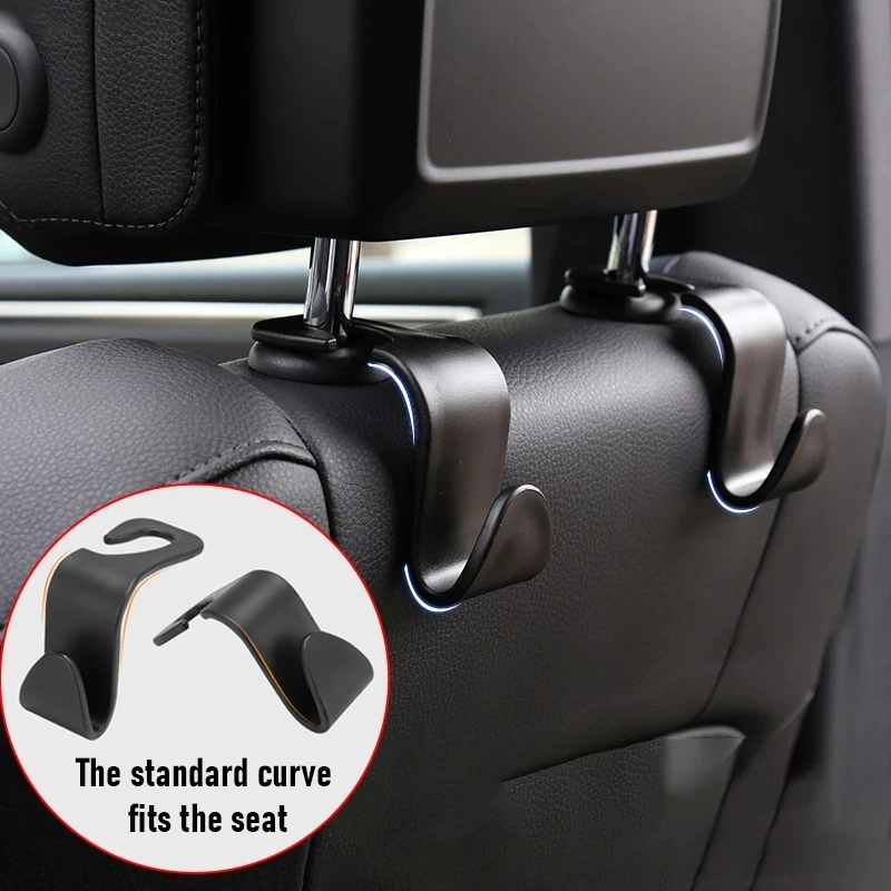 

1pcs Car Seat Back Hook Universal Portable Car Accessories Interior Hanger Holder Storage for Car Bag Purse Cloth Decoration