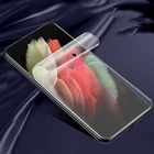 Гидрогелевая пленка для Samsung Galaxy S21, S20 Ultra, S10, S9, S8, Note10 Plus, 5G, полное покрытие, матовая, без отпечатков пальцев
