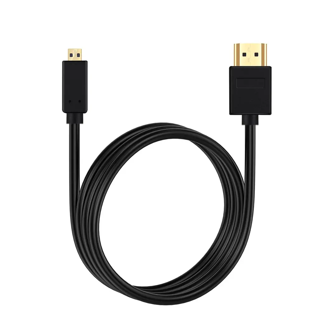 

Micro HDMI-compatible to HDMI-compatible Cable Gold Plated 3D 4k 1080P high speed Cable Adapter for HDTV PS3 PC camera 1m 1.5m