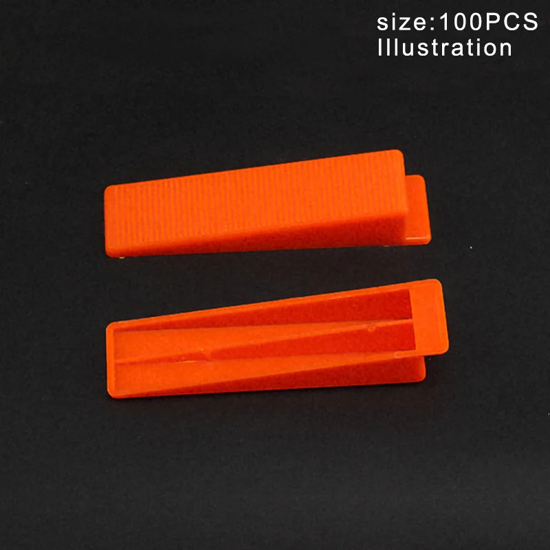 100 шт. многоразовые зажимы для выравнивания плитки/клиновидные настенные