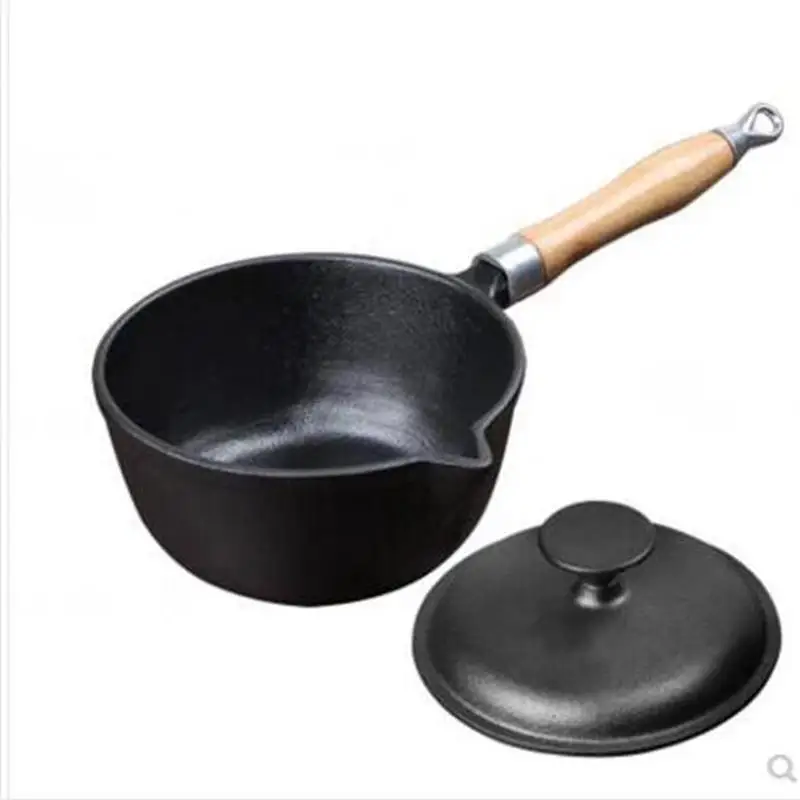 Чугунная молочная кастрюля Детская пищевая добавка небольшая железная с