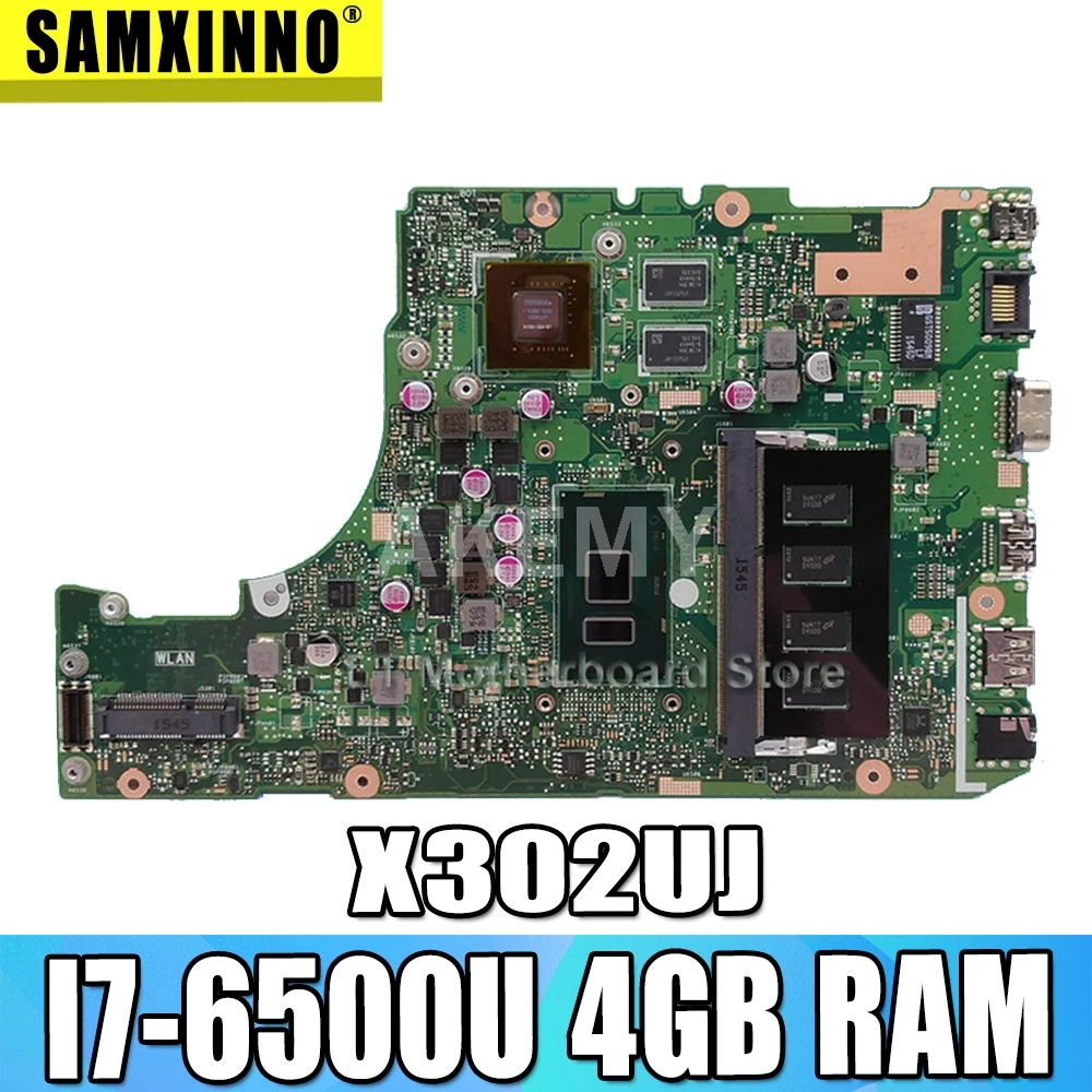 X302UJ материнская плата с I7 6500U CPU 4 Гб RAM GT920M/2 ГБ для Asus X302U X302UA Материнская ноутбука