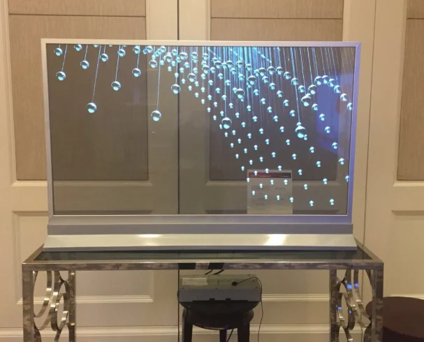 55 дюймов рекламируя прозрачный oled экран дисплей|Оборудование для парковки авто| |