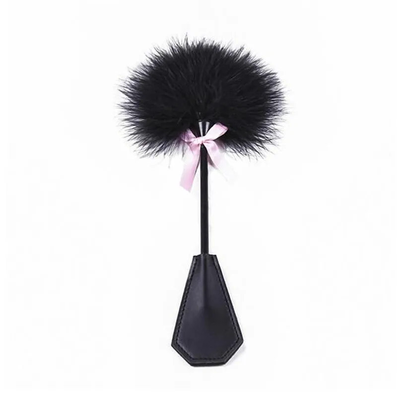 Недорогие взрослые игры перо + кожа флирт шлепание прут плетка Ролевые