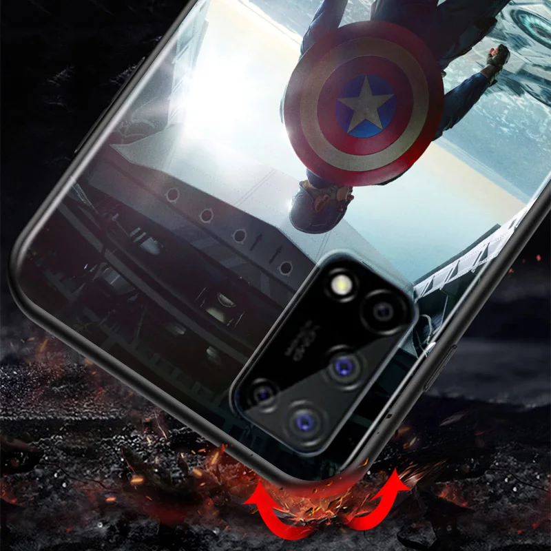 

Marvel Avengers Captain America Super Hero For Huawei Honor V9 Play 8S 8C 8X MAX 8A Prime 8 7S 7A Pro 7C TPU Silicone Phone Case