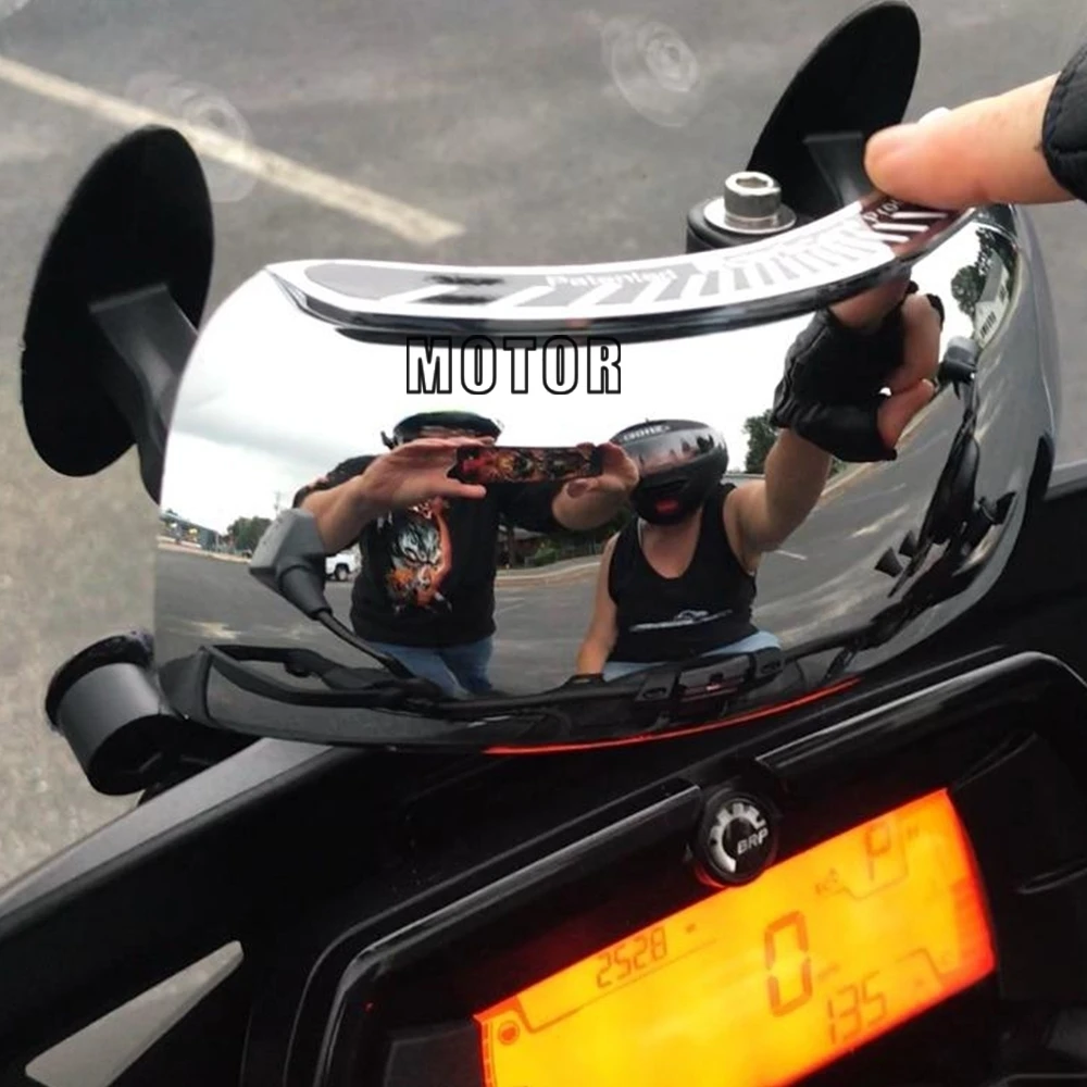Motorcycle 180 Degree Safety Rearview Mirror Give Full Rear View FOR YAMAHA MT09 MT07 MT10 TRACER 700 900 GT Tricity 125 155 | Автомобили
