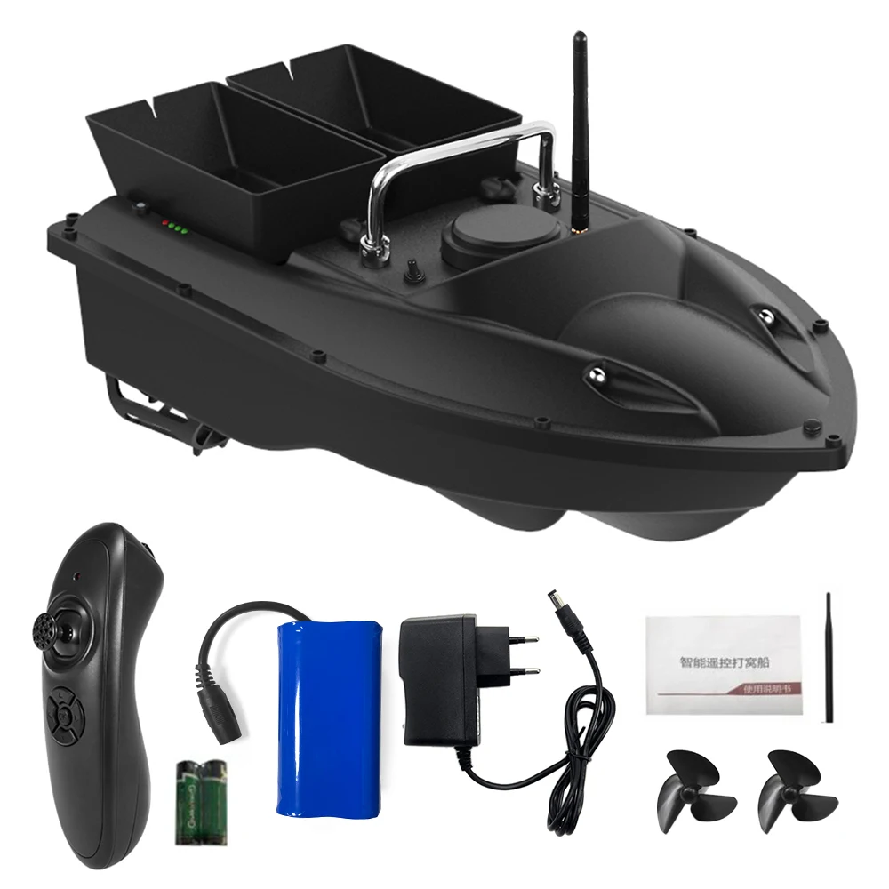 

Wireless Remote Control Fishing Bait Boat Fishing Feeder Fish Finder Device 430-540 yards Remote Range