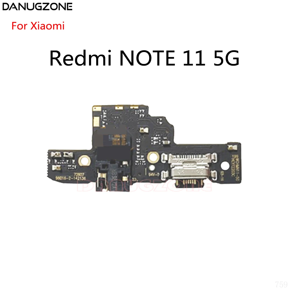 10 шт./лот для Xiaomi Redmi NOTE 11 USB зарядная док-станция гнездо разъем штекер плата гибкий