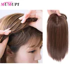 Женский парик с натуральными волосами, длинными прямыми зажимами, устойчивыми к высокой температуре