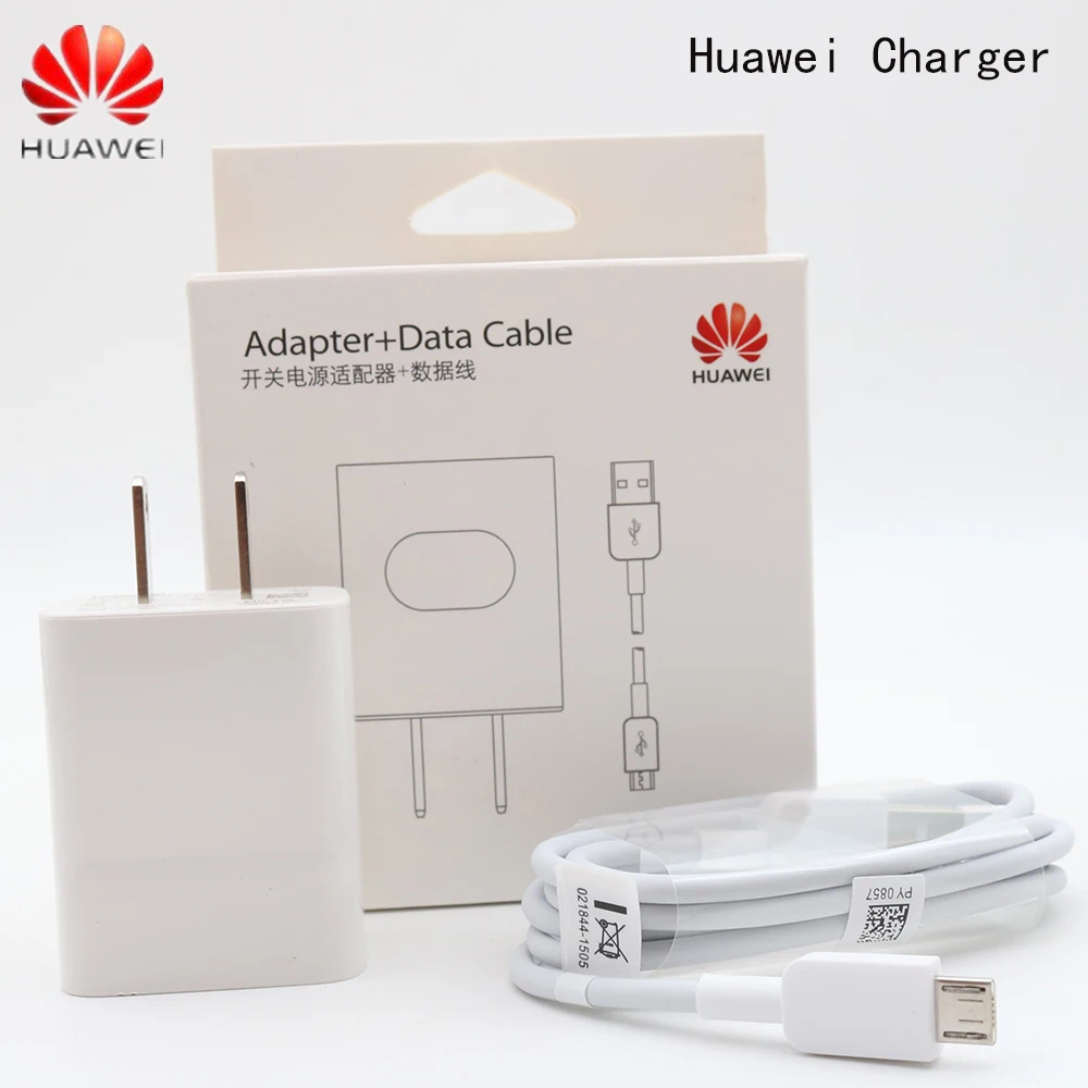 Адаптер зарядного устройства Huawei P10 P20 Pro lite P9 Plus настенный дорожный кабель Micro USB