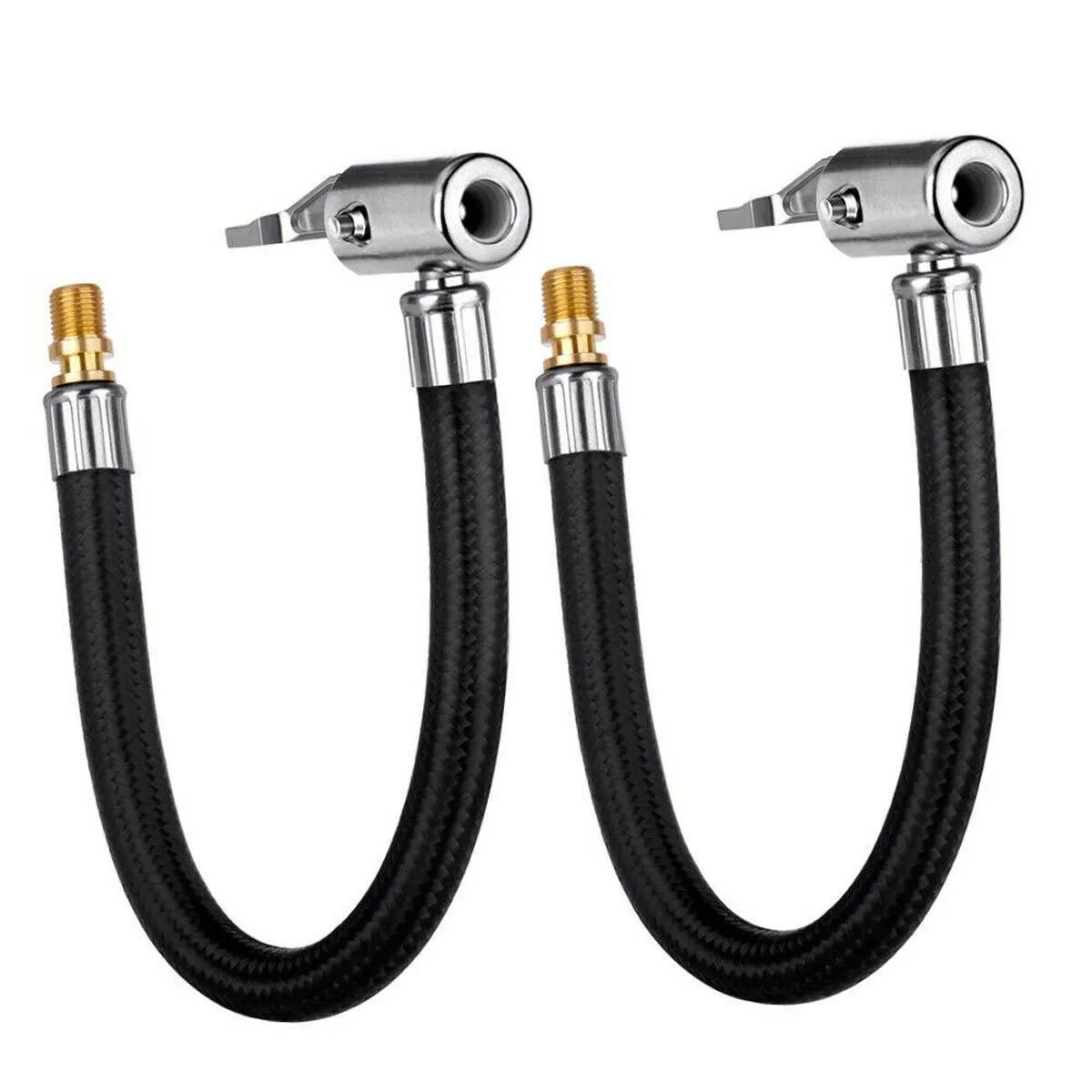 

80 Bike Motorcycle Car Tire Air Inflator Hose Inflatable Pump Extension Tube Adapter Twist Tyre Air Nozzle Connection Locking