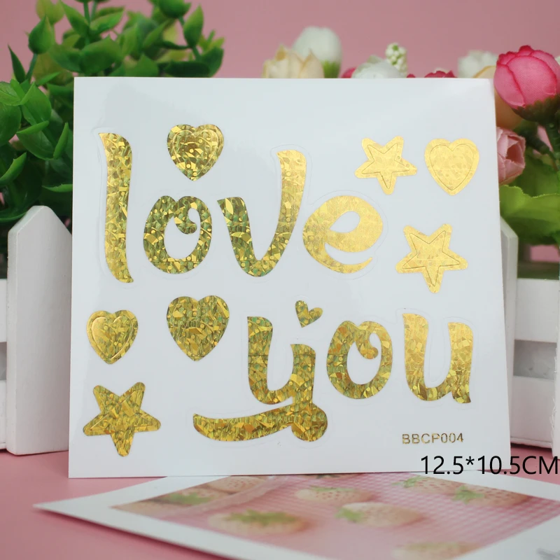 12CM Style 25 1 шт золотисто-Красная Наклейка для воздушного шара для DIY украшения свадьбы дня рождения 1" 24" 3" светящиеся воздушные шары Bobo или латексный шар для детского душа - Цвет: 12CM Style 25