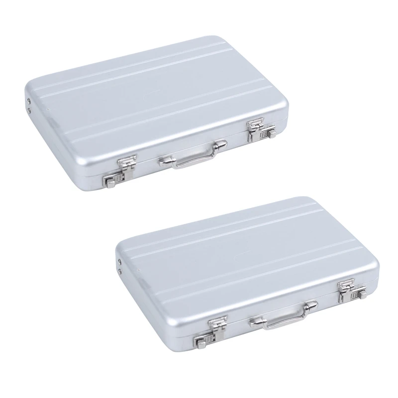 

2X Mini Case Form Card Case (Silver)