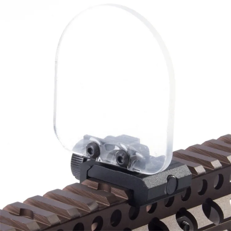 Прицел прозрачный пуленепробиваемая линза протектор Красный Зеленая точка