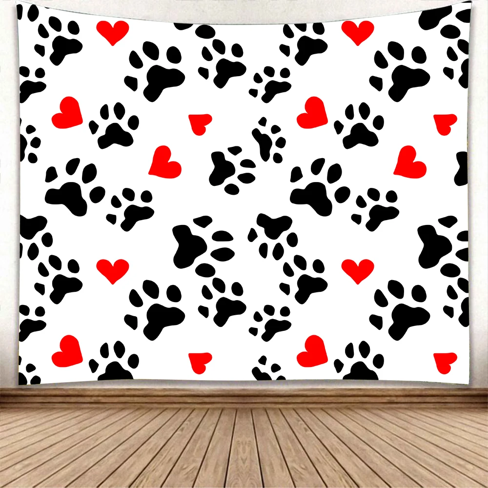 С мандалой кошкой гобелен настенный психоделические звездного неба для стены