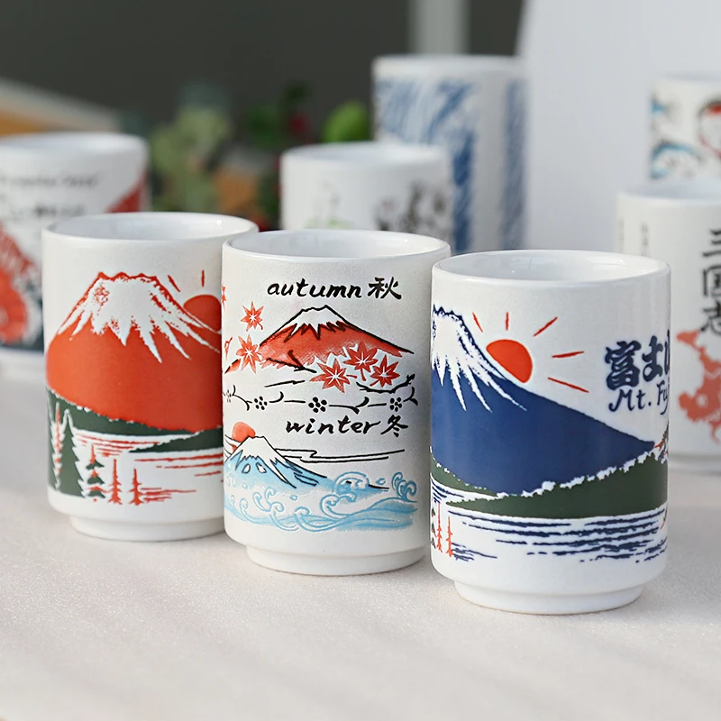 Японский стиль кофейная кружка чай tazas de ceramica creativas чашки и кружки kubek ceramiczny милые