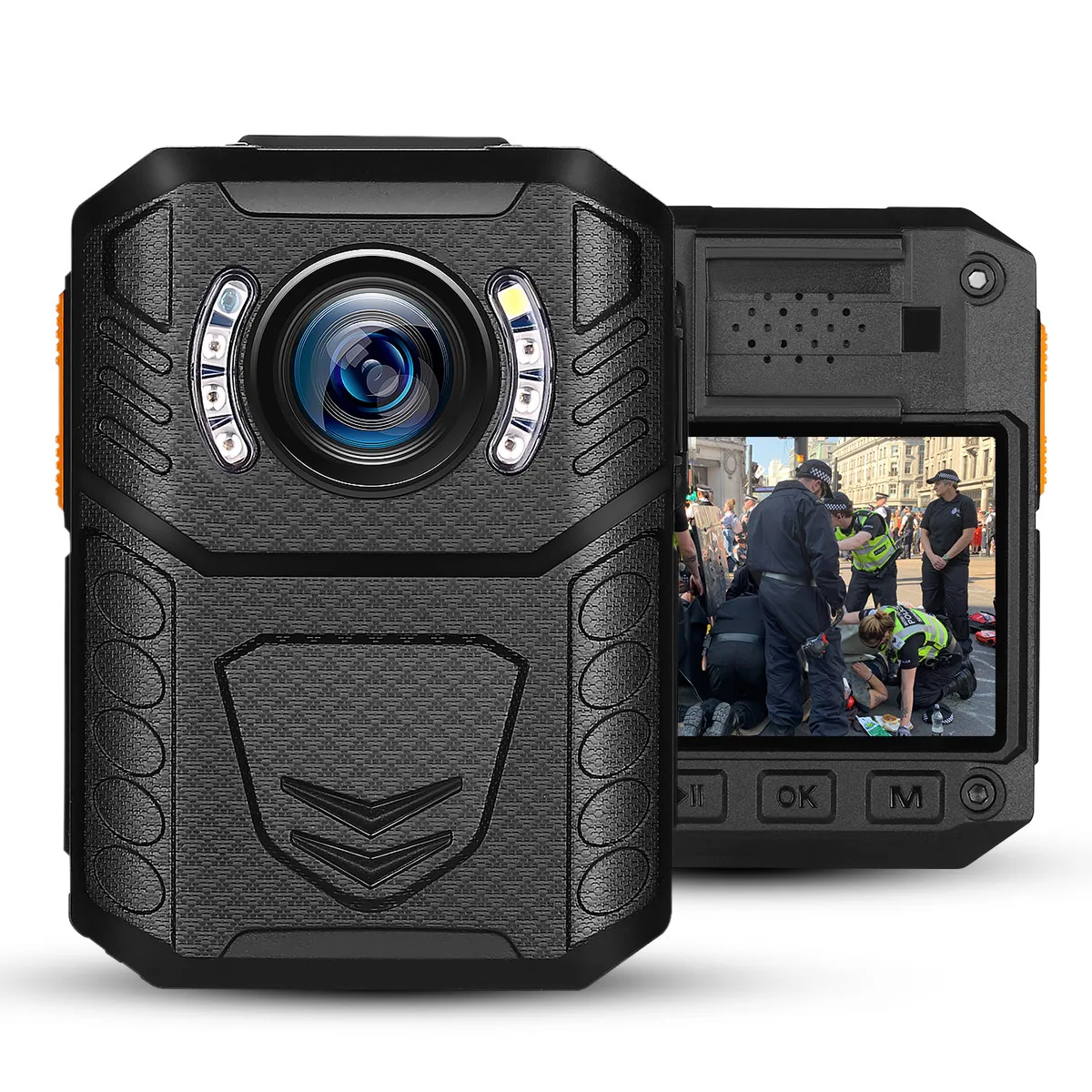 

Mini Camera 1440P 2K Video H.265 Police Body Camera Support 128GB 11Hours Recording Wearable Body Mounted Night Vision Camera