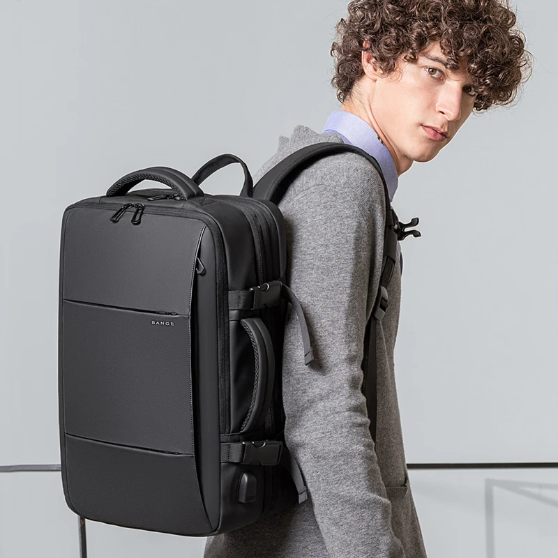 

40L Expandable Large Capacity Travel Backpack Men 15.6 inch Laptop Backpack Travel FAA Flight Approved Weekender Bag for women