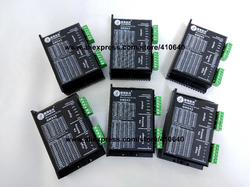 GENUINE Leadshine Stepper Motor 57HS21A 8mm Shaft 5A 2.1 N.M AND Leadshine DSP Digital Stepper Drive DM542 Delivery TOGETHER