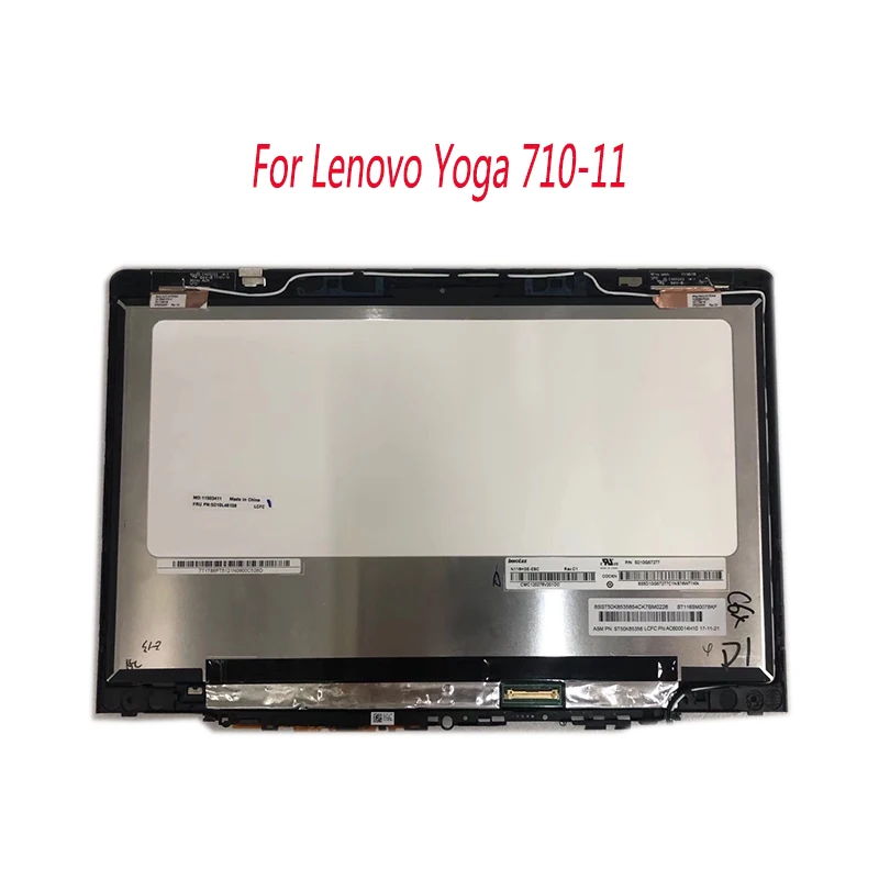 11.6'' N116HSE-EBC LCD Touch Screen Digitizer Assembly Laptop Panel For Lenovo Yoga 710-11ISK 80TX 710-11IKB 80V6