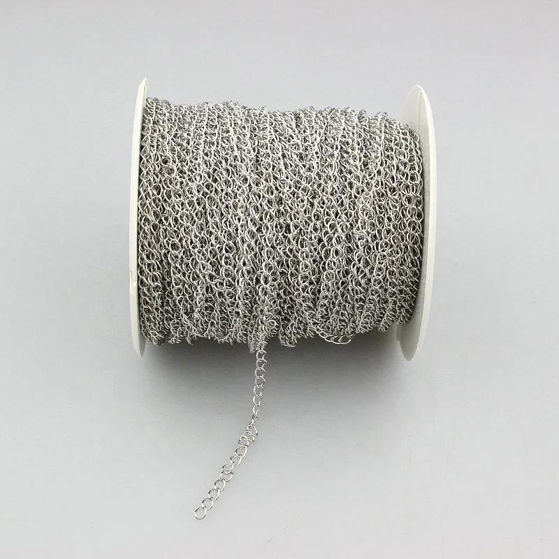 100 м 1 рулон/лот Высокое качество покрытием четки оптом по низкой цене с цепочкой