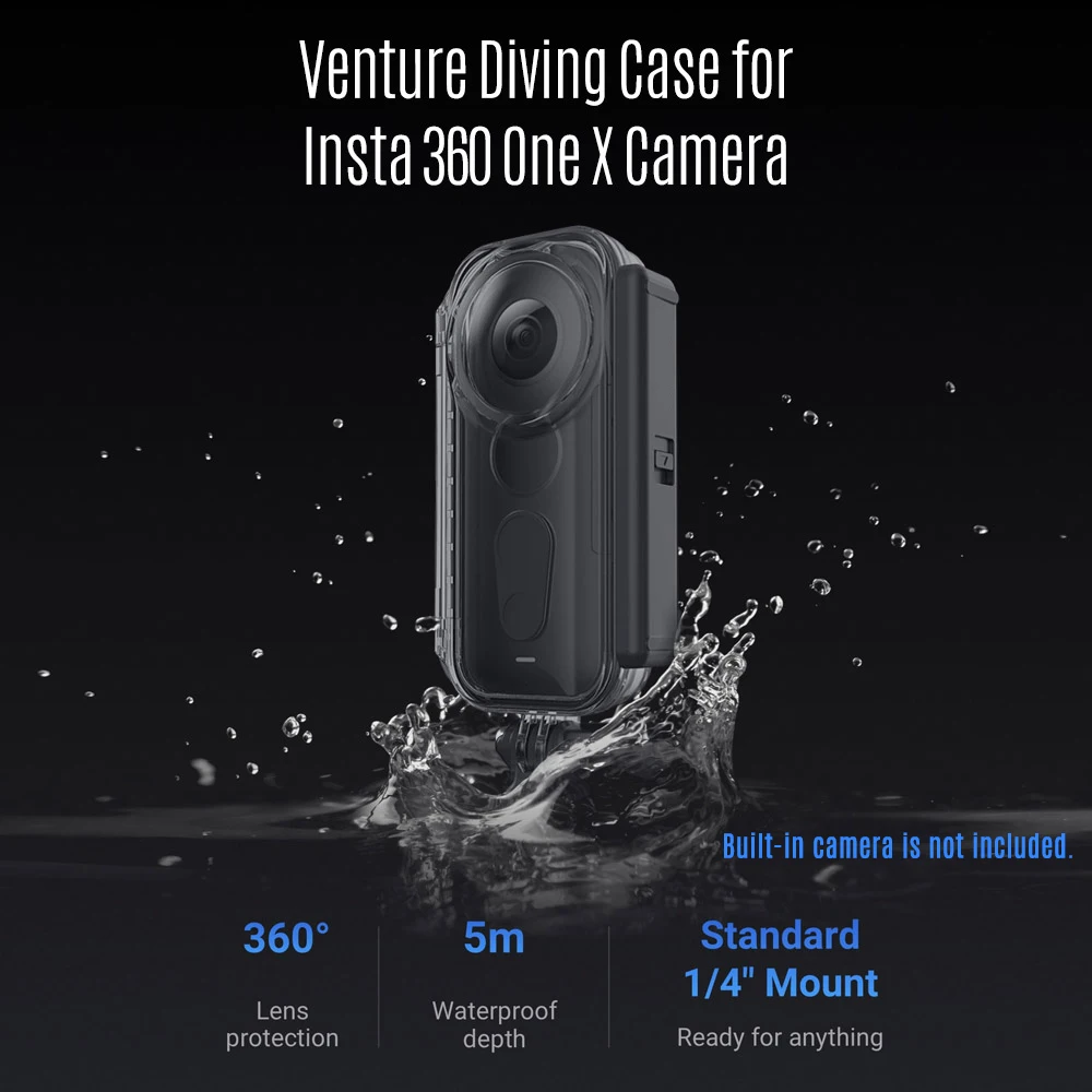 Новый чехол Insta360 ONE X водонепроницаемый корпус Insta 360 защитный для дайвинга One