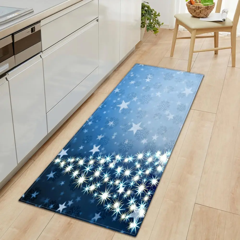 Рождественский Снежный ковер для гостиной коврик ванной комнатный напольный