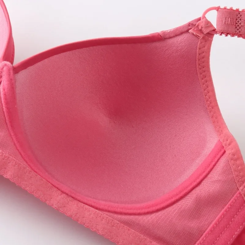 Бюстгальтер женский бесшовный 36 42 а без косточек с цветочным рисунком